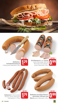 Wurst im aktuellen EDEKA Prospekt (Ludwigshafen (Rhein)) Wurst im EDEKA Prospekt "Aktuelle Angebote" mit 49 Seiten (Ludwigshafen (Rhein))