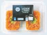 TARTARE DE SAUMON ATLANTIQUE DES FJORDS DE NORVEGE - U en promo chez Super U Troyes à 5,56 €