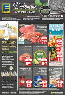 EDEKA Prospekt der Woche "Aktuelle Angebote" Seite 1, 07.07.2025 bis 12.07.2025 für Essen Aktueller EDEKA Prospekt "Aktuelle Angebote" Seite 1 von 24 Seiten für Essen