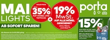 porta Möbel Prospekt für Kleinzerbst: "MAILIGHTS", 1 Seite, 19.05.2025 - 24.05.2025