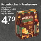 Fassbrause Cola & Orange im Angebot bei TOP Getränke in Grevenbroich Fassbrause Cola & Orange Angebote von Krombacher bei TOP Getränke Grevenbroich für 4,79 €
