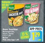 Asia Noodles Chicken Taste von Knorr für 1,29 € bei EDEKA im Angebot Asia Noodles Chicken Taste von Knorr im aktuellen EDEKA Prospekt
