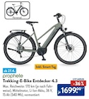 Trekking-E-Bike Entdecker 4.3 im ALDI Nord Prospekt Trekking-E-Bike Entdecker 4.3 von prophete im aktuellen ALDI Nord Prospekt für 1.699,00 €