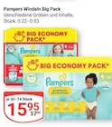 Windeln Big Pack im Angebot bei GLOBUS in Erftstadt Windeln Big Pack Angebote von Pampers bei GLOBUS Erftstadt für 15,95 €