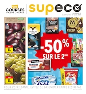 Catalogue Discount Alimentaire Supeco en cours à Fontaine-lès-Dijon et alentours, "VOS COURSES MOINS CHÈRES", 4 pages, 12/08/2025 - 24/08/2025