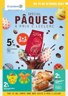 Prospectus E.Leclerc à Rennes, "Spécial Pâques à prix E.Leclerc", 64 pages de promos valables du 19/03/2024 au 30/03/2024