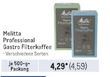 Professional Gastro Filterkaffee Angebote von Melitta bei Metro Bottrop für 4,59 €