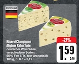 Allgäuer Rahm Torte im Angebot bei E center in Hof Allgäuer Rahm Torte Angebote von Käserei Champignon bei E center Hof für 1,59 €