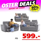 Benito 3-Sitzer + 2-Sitzer Sofa bei Seats and Sofas im Mülheim Prospekt für 599,00 €