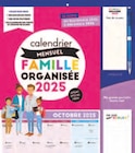 CALENDRIER MENSUEL FAMILLE ORGANISÉE 2025 dans le catalogue Auchan Hypermarché