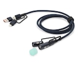 3-in-1-Ladekabel mit Licht und Feuerzeug bei Tchibo im Supermarkt im Prospekt "" für 12,99 €