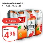 Grapefruit im Angebot bei GLOBUS in Erftstadt Grapefruit Angebote von Schöfferhofer bei GLOBUS Erftstadt für 4,95 €