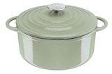 Cocotte Tefal LOV COCOTTE FONTE 25 CM VERTE INDUCTION ET FOUR E2580404 - Tefal dans le catalogue Darty