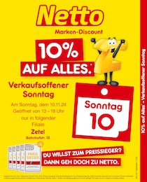 Netto Marken-Discount Prospekt für Zetel mit 2 Seiten