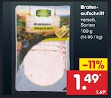 Bratenaufschnitt im aktuellen Netto Marken-Discount Prospekt