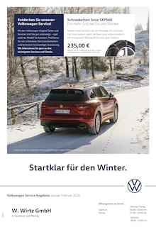 Volkswagen Prospekt Startklar für den Winter mit  Seite in Wallerfangen und Umgebung