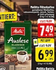 Filterkaffee Auslese Klassisch Angebote von Melitta bei EDEKA Erkelenz für 6,99 €