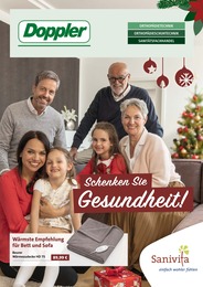 Sanitätshaus, Orthopädietechnik Doppler GmbH Prospekt "Schenken Sie Gesundheit!" für Nalbach, 6 Seiten, 14.11.2022 - 31.01.2023 Sanitätshaus, Orthopädietechnik Doppler GmbH Prospekt "Schenken Sie Gesundheit!" für Nalbach, 6 Seiten, 14.11.2022 - 31.01.2023