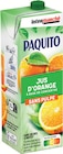 Jus à base de concentré d'orange sans pulpe - PAQUITO dans le catalogue Intermarché Hyper