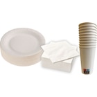 SUR TOUTE LA VAISSELLE À JETER BLANCHE : SERVIETTES, ASSIETTES ET GOBELETS - CARREFOUR HOME en promo chez Carrefour Market Tours