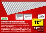 Polycarbonat-Hohlkammerplatte im Angebot bei Hagebaumarkt in Karlsruhe Polycarbonat-Hohlkammerplatte Angebote von Gutta bei Hagebaumarkt Karlsruhe für 11,69 €