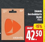 Geschenkkarte im Angebot bei EDEKA in Berlin Geschenkkarte Angebote von Zalando bei EDEKA Berlin für 42,50 €