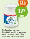 Bio-Weidemilch Joghurt bei tegut im Prospekt "" für 1,29 €