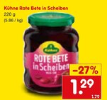 Gemuesekonserven im Netto Marken-Discount Prospekt Rote Bete in Scheiben von Kühne im aktuellen Netto Marken-Discount Prospekt für 1,29 €