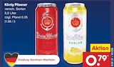 Pilsener im Angebot bei Netto Marken-Discount in Meerbusch Pilsener Angebote von König Pilsener bei Netto Marken-Discount Meerbusch für 0,79 €