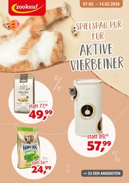Zookauf Prospekt für Hemmingen: "Spielspaß pur für aktive Vierbeiner!", 1 Seite, 07.02.2026 - 14.02.2026