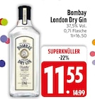 London Dry Gin von Bombay im aktuellen EDEKA Prospekt für 11,55 €