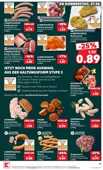 Rindfleisch im Kaufland Prospekt "Hier bin ich richtig" mit 71 Seiten (Augsburg)