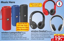 wireless Lautsprecher Pump oder wireless Headset Groovy