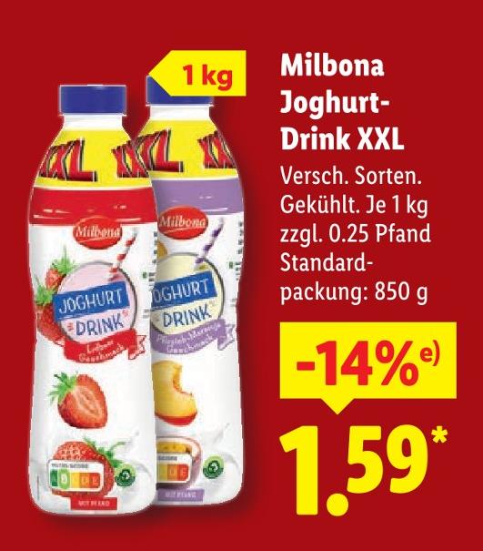 Joghurt-Drink XXL Vanille