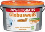 Globusweiß von Globusweiß für 37,99 € bei Globus-Baumarkt im Angebot Globusweiß von Globusweiß im aktuellen Globus-Baumarkt Prospekt