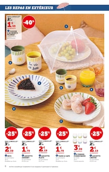 Promo Assiette Plate dans le catalogue Hyper U du moment à la page 6