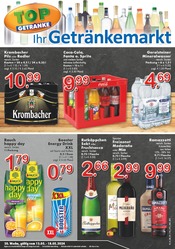 Aktueller TOP Getränke Prospekt mit Cola, "Aktuelle Angebote", Seite 1