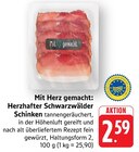 EDEKA - Herzhafter Schwarzwälder Schinken Angebot im Prospekt Herzhafter Schwarzwälder Schinken bei EDEKA im Prospekt "" für 2,59 €