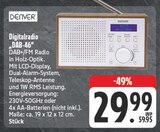 Digitalradio DAB-46 Angebote von Denver bei EDEKA Bayreuth für 29,99 €