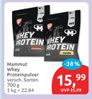 Whey Proteinpulver von Mammut im aktuellen budni Prospekt