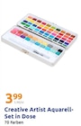 Creative Artist Aquarell-Set in Dose im Action Prospekt Creative Artist Aquarell-Set in Dose von im aktuellen Action Prospekt für 3,99 €