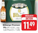 Premium Pils Angebote von Bitburger bei E center Neustadt für 11,49 €