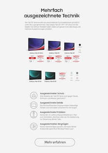 Samsung Prospekt Dorsten "Galaxy Tab S9" mit 7 Seiten