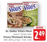 EDEKA - Vitalis Müsli Angebot im Prospekt Vitalis Müsli bei EDEKA im Prospekt "" für 2,49 €