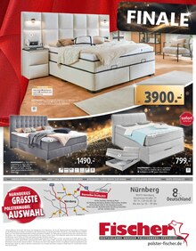 Boxspringbett im Polstermöbel Fischer Prospekt "NEU! NEUER! NEU-ERÖFFNUNG" mit 39 Seiten (Nürnberg)