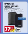 Memory Drive Externe Festplatte im Angebot bei Marktkauf in Stuttgart Memory Drive Externe Festplatte Angebote von Intenso bei Marktkauf Stuttgart für 77,00 €