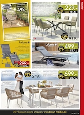 Garten im BRAUN Möbel-Center Prospekt in Rottenburg Aktueller BRAUN Möbel-Center Prospekt mit Garten, "BRAUN SHOPPING WEEK", Seite 31