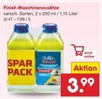 Maschinenzusätze im Netto Marken-Discount Prospekt Maschinenzusätze von Finish im aktuellen Netto Marken-Discount Prospekt für 3,99 €