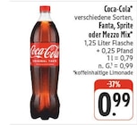 Coca-Cola, Fanta, Sprite oder Mezzo Mix bei EDEKA im Bamberg Prospekt für 0,99 €