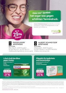 Aktueller mea - meine apotheke Prospekt "Unsere Februar-Angebote" Seite 1 von 4 Seiten für Düsseldorf